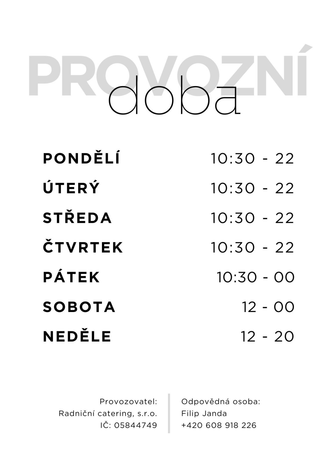 Novinka o víkendech začínáme dřív